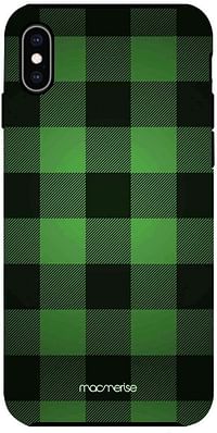 Macmerise IPCIXMTMI0348 Checkmate Green - Tough Case for iPhone XS Max - Multicolor (Pack of1)