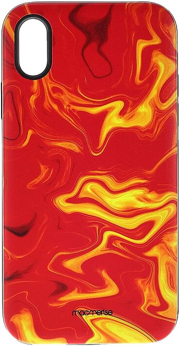 Macmerise IPCIXRTSM3162 Red Yellow - Tough Case for iPhone XR - Multicolor (Pack of1)