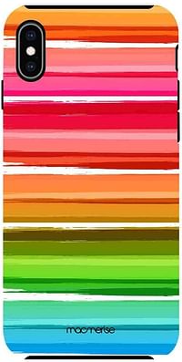 ماكميريز IPCIXMTMI0402 فرشاة ملونة - حافظة صلبة لآيفون XS ماكس - متعددة الألوان (عبوة من 1)