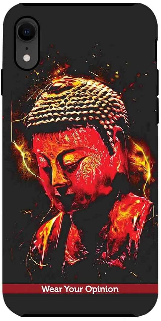 Macmerise IPCIXRTWY1534 Peace Buddha - Tough Case for iPhone XR - Multicolor (Pack of1)