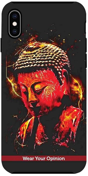 Macmerise IPCIXMTWY1534 Peace Buddha - Tough Case for iPhone XS Max - Multicolor (Pack of1)