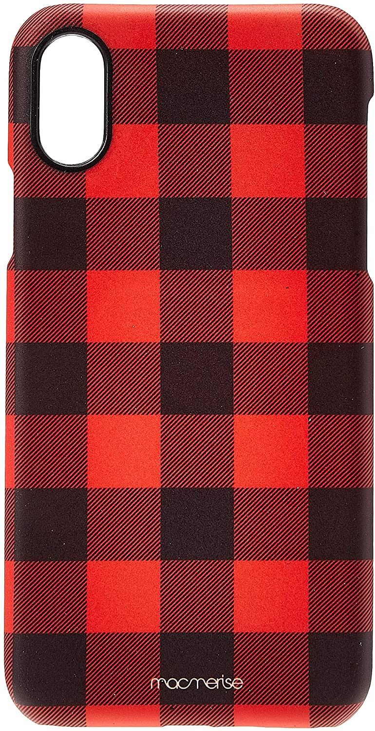 Macmerise IPCIXSPMI0350 Checkmate Red - Pro Case for iPhone XS - Multicolor (Pack of1) - One size.