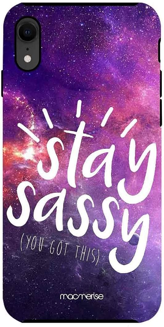 Macmerise IPCIXRTMI1842 Stay Sassy - Tough Case for iPhone XR - Multicolor (Pack of1) - One size.