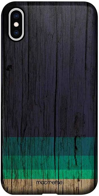 Macmerise IPCIXMPMI2298 Wood Stripes Blue - Pro Case for iPhone XS Max - Multicolor (Pack of1)