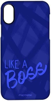 Macmerise IPCIPXPMI1114 Like A Boss Blue - Pro Case for iPhone X - Multicolor (Pack of1)