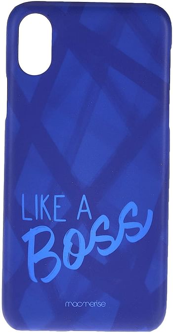 Macmerise IPCIXSPMI1114 Like A Boss Blue - Pro Case for iPhone XS - Multicolor (Pack of1)