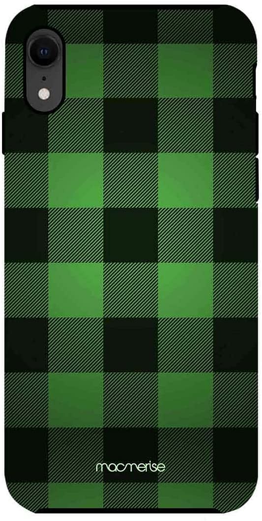 Macmerise IPCIXRTMI0348 Checkmate Green - Tough Case for iPhone XR - Multicolor (Pack of1)