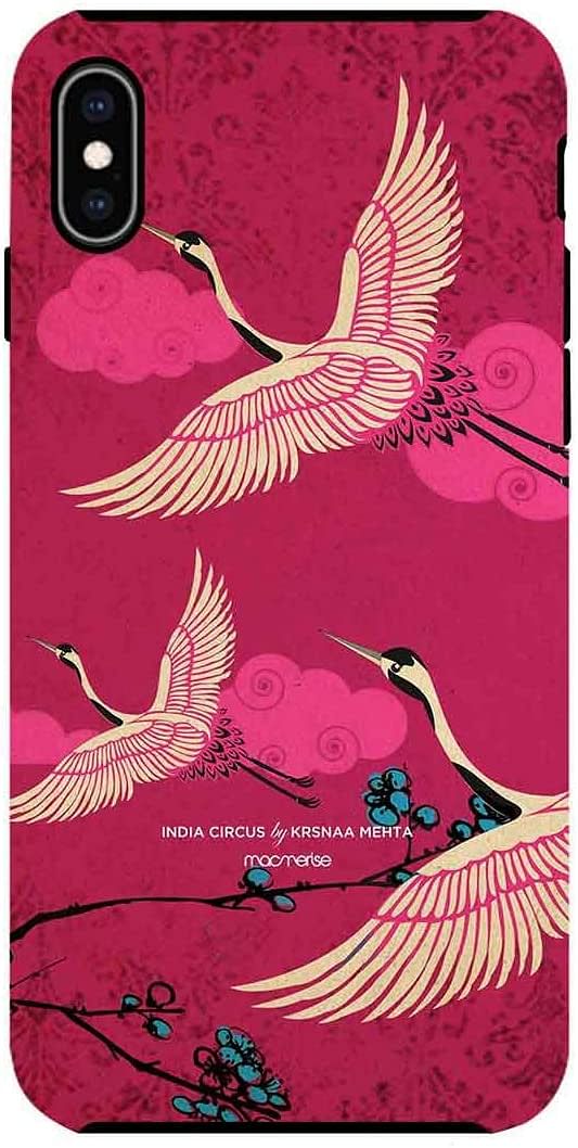 Macmerise IPCIXMTCR3958 Flying flamingoes - Tough Case for iPhone XS Max - Multicolor (Pack of1)