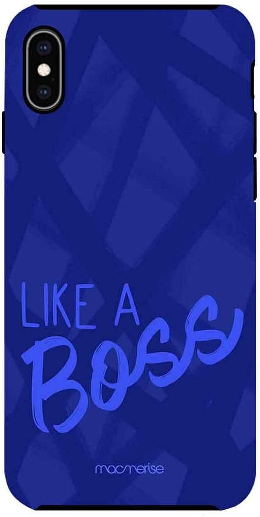 Macmerise IPCIXMTMI1114 Like A Boss Blue - Tough Case for iPhone XS Max - Blue (Pack of1) - One size.