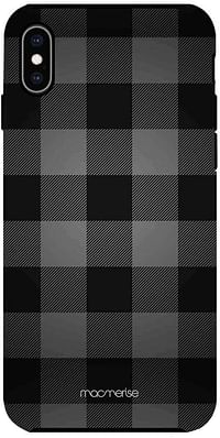 Macmerise IPCIXMTMI0344 Checkmate Black - Tough Case for iPhone XS Max - Multicolor (Pack of1)