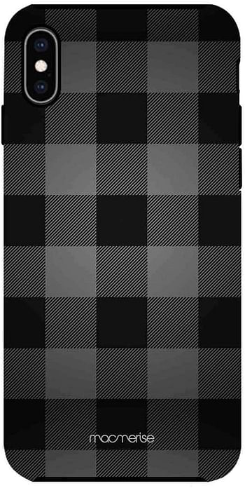 Macmerise IPCIXMTMI0344 Checkmate Black - Tough Case for iPhone XS Max - Multicolor (Pack of1)