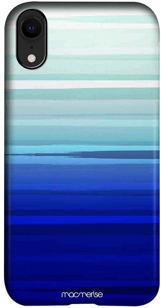 Macmerise IPCIXRPMI0256 Blue Brush Strokes - Pro Case for iPhone XR - Multicolor (Pack of1) - One size.