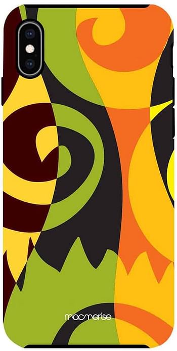 Macmerise IPCIXMTMI1610 Rasta Patterns - Tough Case for iPhone XS Max - Multicolor (Pack of1)