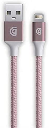 Griffin New USB to Lightning Cable Premium 5ft in Rose Gold