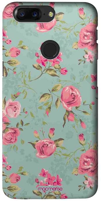 ماكميريس غطاء هاتف OnePlus 5T مزين برسومات الزهور الزهرية - متعدد الالوان - 75 انش.