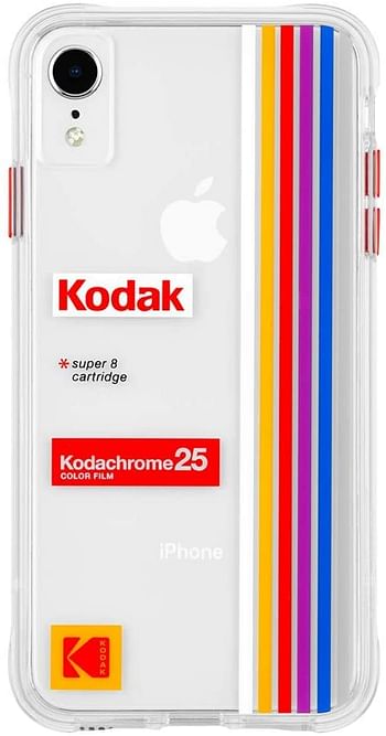KODAK x CASE-MATE - iPhone XR Case - Kodak Striped Kodachrome Super 8 Case