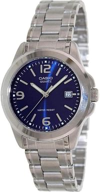 Casio Dress Watch Analog Display Quartz for Men MTP-1215A-2ADF, Silver/one size