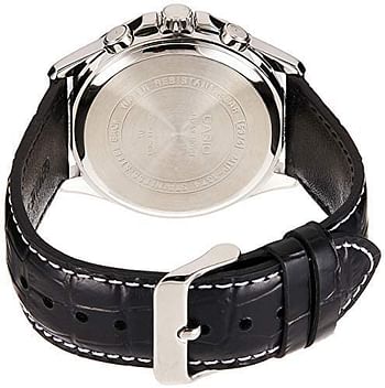 Casio Casual Watch Analog Display for Men, MTP-1374L-7AVDF /Silver - Black