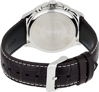 Casio Casual Watch Analog Display for Men, MTP-1374L-7AVDF /Silver - Black