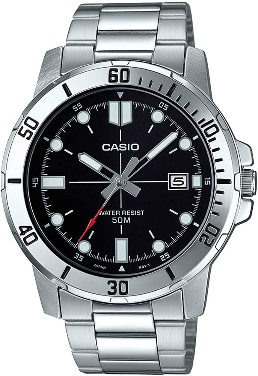 Casio Casual Analog Display Watch For Men MTP-VD01D-1EVUDF /Silver