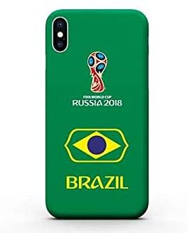 Merlin Fifa FWC18 Brazil Flag Case for Apple iPhone 7/iPhone 8 - Green