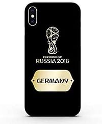 Merlin Fifa FWC18 Germany Gold Flag Case for Apple iPhone 7/iPhone 8/ iPhone X - Black/One size