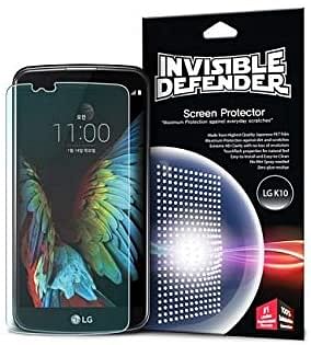 Rearth Invisible Defender Pack of 4 HD Clarity Screen Guard for LG K10/Clear/One size