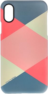 Macmerise IPCIXSPMI0438 Criss Cross Tealpink - Pro Case for iPhone XS - Multicolor (Pack of1)