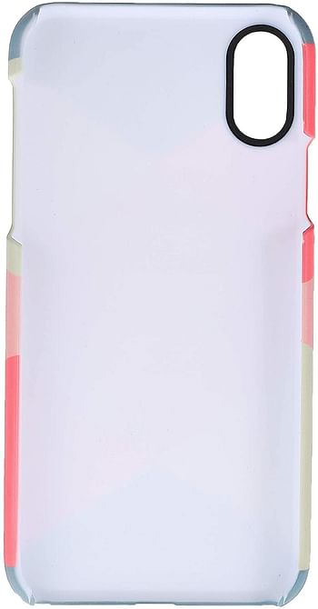 Macmerise IPCIXSPMI0438 Criss Cross Tealpink - Pro Case for iPhone XS - Multicolor (Pack of1)