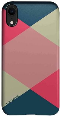 Macmerise IPCIXRPMI0438 Criss Cross Tealpink - Pro Case for iPhone XR - Multicolor (Pack of1)