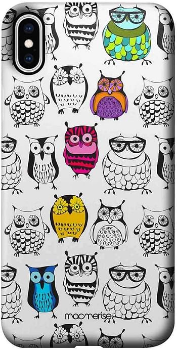 Macmerise IPCIXMPMI1466 Owl Art - Pro Case for iPhone XS Max - متعدد الألوان (عبوة من 1)