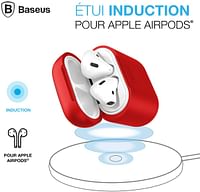 Baseus wireless charger for Airpods Red
