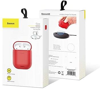 Baseus wireless charger for Airpods Red