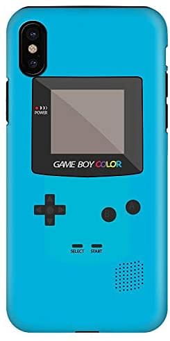 Stylizedd iPhone XS/iPhone X Tough Pro Matte Case Cover Matte Finish - Gameboy Color - Blue