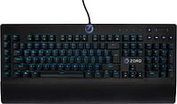 ZORD M9 Gaming mechnical Keyboard Wired, RGB LED Backlit RED Switches/Black
