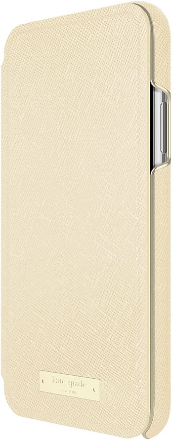 Kate Spade Wrap Folio Case for Apple iPhone X - Saffiano Gold