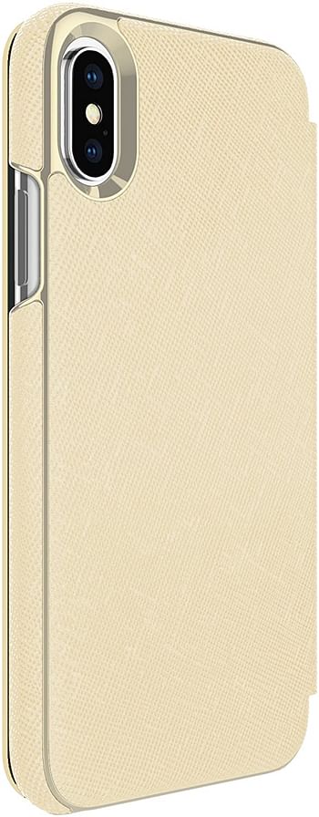 Kate Spade Wrap Folio Case for Apple iPhone X - Saffiano Gold