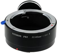 محول تركيب عدسة فوتو ديوكس - Fuji Fujica X-Mount 35 ملم (FX35) عدسات SLR لعدسات كاميرا كانون EOS M (EF-m Mount) ؛ يناسب كاميرا EOS M، M2 الرقمية بدون مراة/Multicolor7.87 x 4.57 x 7.87 cm