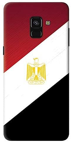 Stylizedd Samsung Galaxy A8 Plus (2018) Slim Snap Case Cover Matte Finish - Flag Of Egypt/Multicolor/One Size