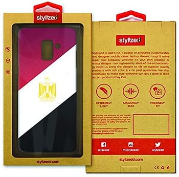 Stylizedd Samsung Galaxy A8 Plus (2018) Slim Snap Case Cover Matte Finish - Flag Of Egypt/Multicolor/One Size