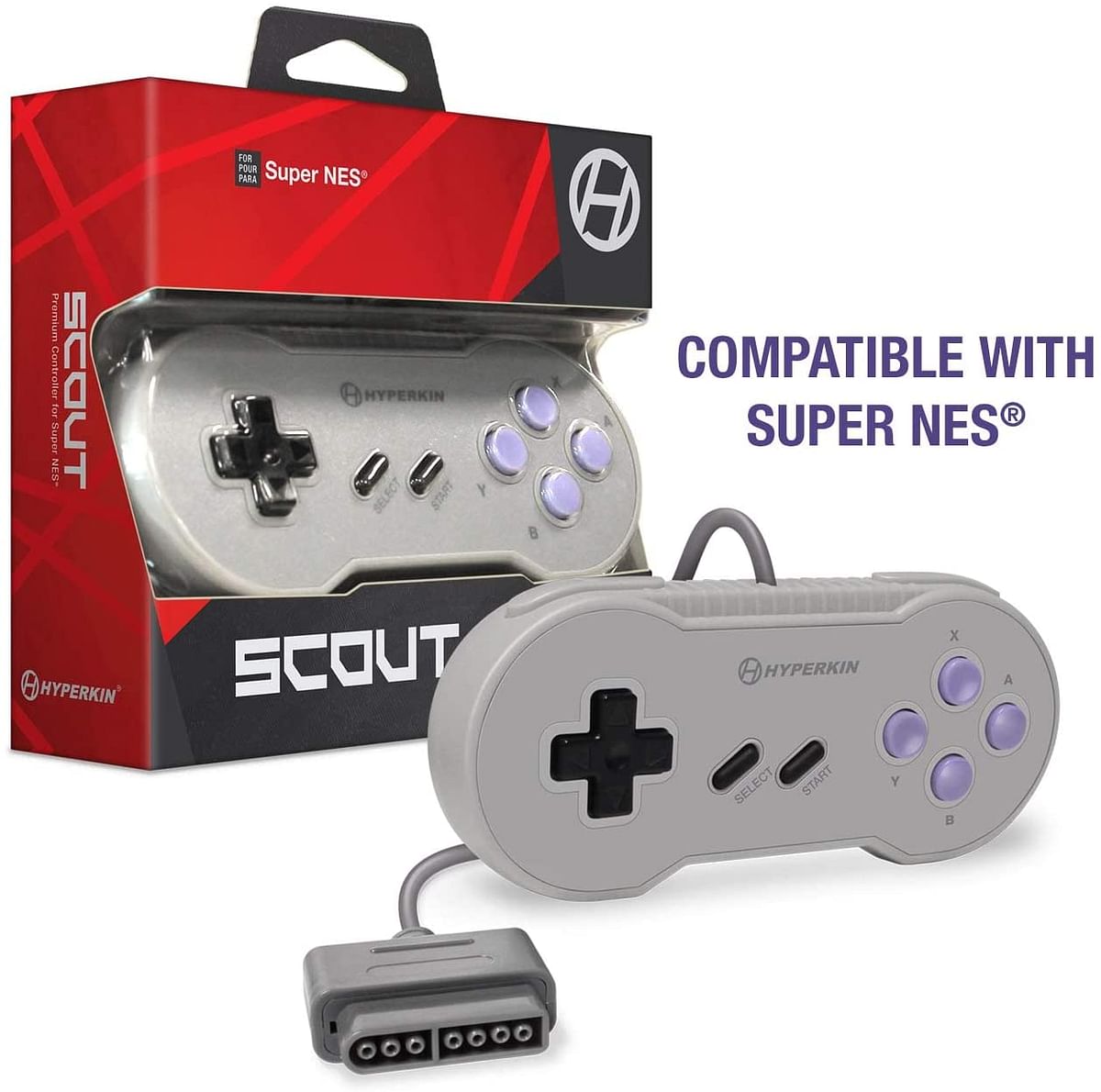 Hyperkin "Scout" Premium Controller for SNES/Multicolor/One Size