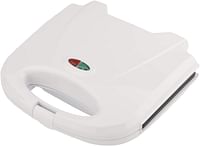 Impex SW 3601 Sandwich Maker 2 Slice with Non Stick Coated Plate Skid Resistant Feet Cool Touch Housing, White