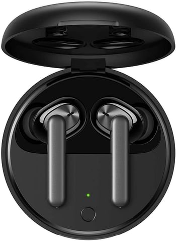 OPPO Enco W31 True Wireless In-Ear Bass Stereo Bluetooth Headphones, Noise Cancellation Bluetooth Earphones, Fast Charging, 15H Playtime, IP54 Dust & Waterproof Sports Earbuds/Black/One Size