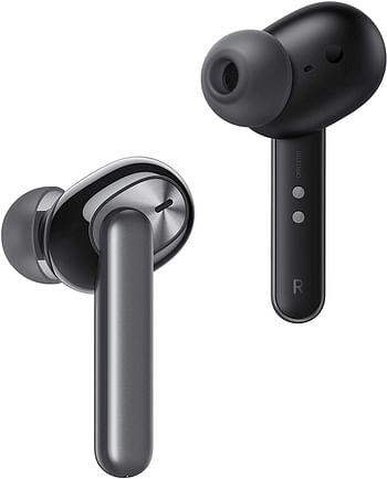 OPPO Enco W31 True Wireless In-Ear Bass Stereo Bluetooth Headphones, Noise Cancellation Bluetooth Earphones, Fast Charging, 15H Playtime, IP54 Dust & Waterproof Sports Earbuds/Black/One Size