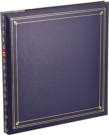 Pioneer MP-300/BB Photo Albums 300-Pocket Post Bound Leatherette Cover Photo Album for 3.5 by 5.25-Inch Prints, Bay Blue