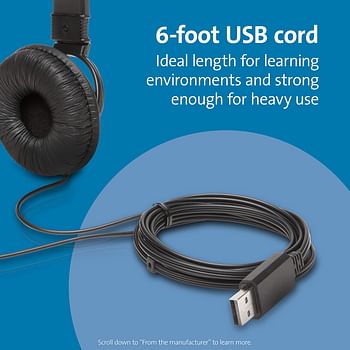 Kensington USB-A Hi-Fi Headphones (K97600WW)/Black
