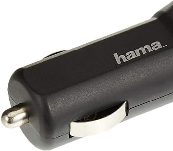 HAMA Color Line 12V Charger | 2X Usb | 3.4 A | Black