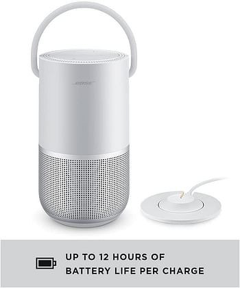 Bose Portable Smart Speaker, water-resistant design with Spacious 360° Sound, Bluetooth, Wi-Fi and Airplay 2 - Triple Black