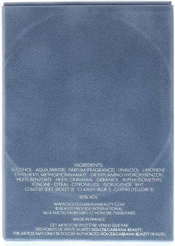 Dolce and Gabbana Light Blue - Perfume for Men, 125 ml - EDT Spray