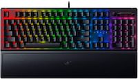 ريزر بلاك ويدو V3 لوحة مفاتيح ميكانيكية للألعاب، تاكلي، مفاتيح ميكانيكية خضراء، إضاءة كروما RGB، وظائف ماكرو قابلة للبرمجة / مقاس واحد / أسود